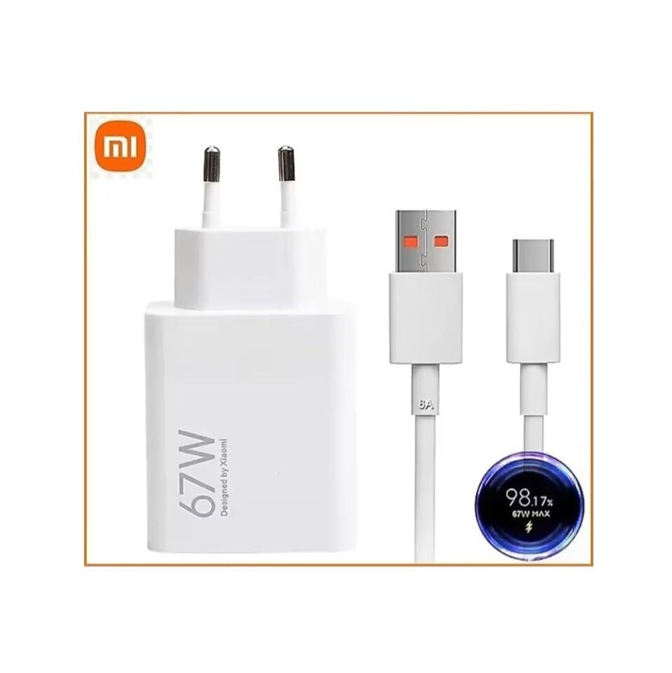Xiaomi 67W Turbo Şarj Cihazı Aleti 67W 5A